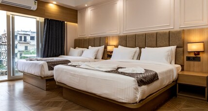 SKS BEACH HOTEL & SPA ( BEACH FRONT HOTEL) Room Type - PREMIUM FAMILY ROOM-4 BEDDED
