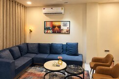 Luxury Theme 2 BHK Near Bombay Hospital with Bath Tub