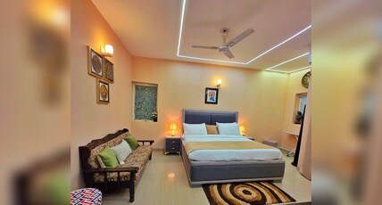 Luxury 1BHK Apartment - 5 Mins to Prem Mandir Room Type - Luxury 1BHK Apartment - 5 Mins to Prem Mandir