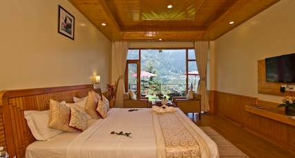 Holiday Heights & Spa Manali Room Type - GARDEN LUXURY ROOM (WITHOUT BALCONY WITH MOUNTAIN VIEW) Holiday Heights & Spa Manali Room Type - GARDEN LUXURY ROOM (WITHOUT BALCONY WITH MOUNTAIN VIEW)