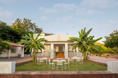 Address of Palatial farm with pool and Breakfast Udaipur.