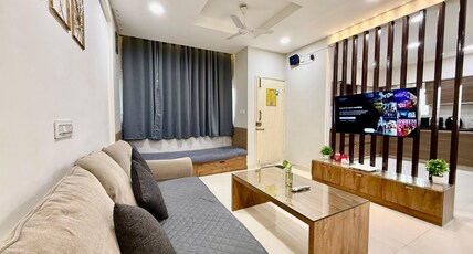 Fortale Living Room Type - 2BHK Premium AC | Kitchen | Washing M | No lift (A101) Fortale Living Room Type - 2BHK Premium AC | Kitchen | Washing M | No lift (A101)