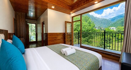 Symphony Woods Resort Tirthan Room Type - Super Deluxe Room with Balcony and Mountain View Symphony Woods Resort Tirthan Room Type - Super Deluxe Room with Balcony and Mountain View