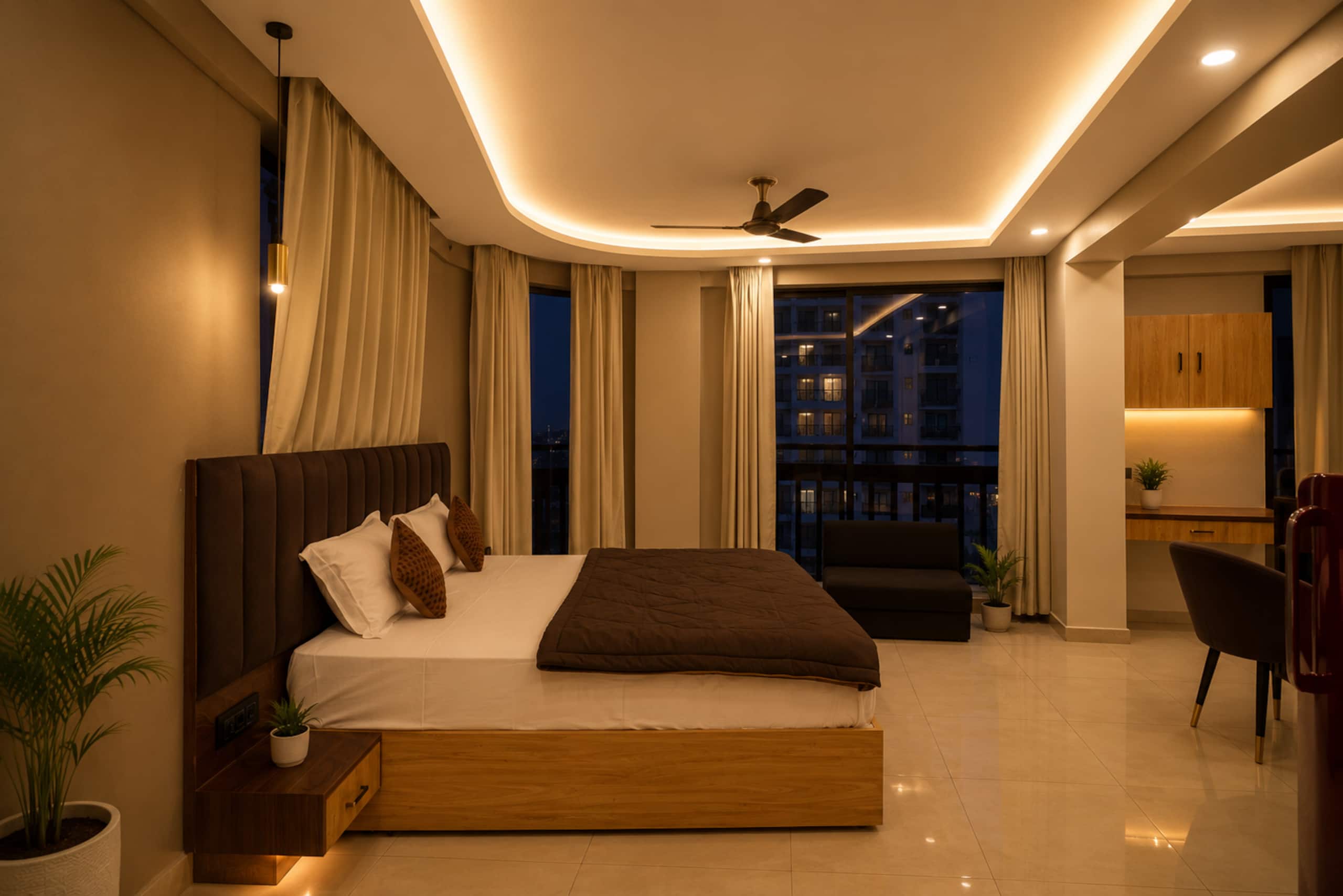 Red Flag Suite Stay Best For Couples and Family - Tap to explore photos