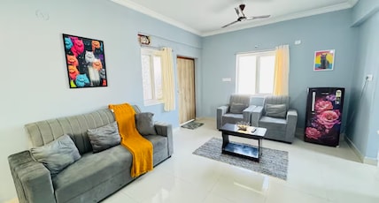 Charter Stays Spacious 2BHK Apartments in Nanakramguda Near Financial District Room Type - Rooftop Paradise: 2BHK Penthouse