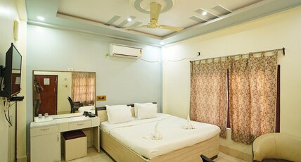 Santiniketan hotel and resorts Room Type - Deluxe AC Ground Floor Room