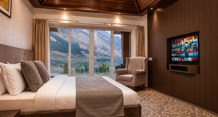 The Voyage Resort & Spa, Manali A Luxury Mountain Retreat Room Type - Presidential Suite with Jacuzzi & Balcony The Voyage Resort & Spa, Manali A Luxury Mountain Retreat Room Type - Presidential Suite with Jacuzzi & Balcony