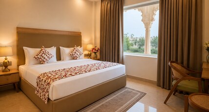 Kairvi Fort Resort Moradabad Room Type - Deluxe Room with Garden View