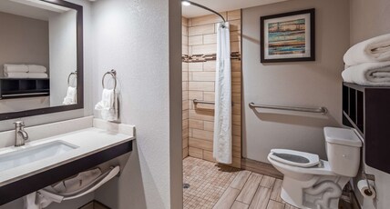 BEST WESTERN SEVIERVILLE KODAK Room Type - Accessible - 1 King, Mobility Accessible, Roll In Shower, Non-Smoking, Continental Breakfast BEST WESTERN SEVIERVILLE KODAK Room Type - Accessible - 1 King, Mobility Accessible, Roll In Shower, Non-Smoking, Continental Breakfast