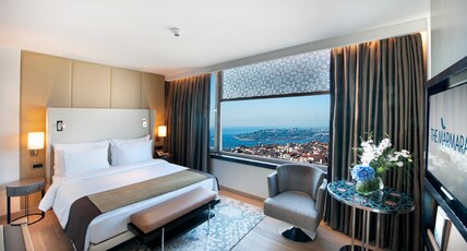 The Marmara Taksim Room Type - Corner Double Room with Bosphorus View The Marmara Taksim Room Type - Corner Double Room with Bosphorus View