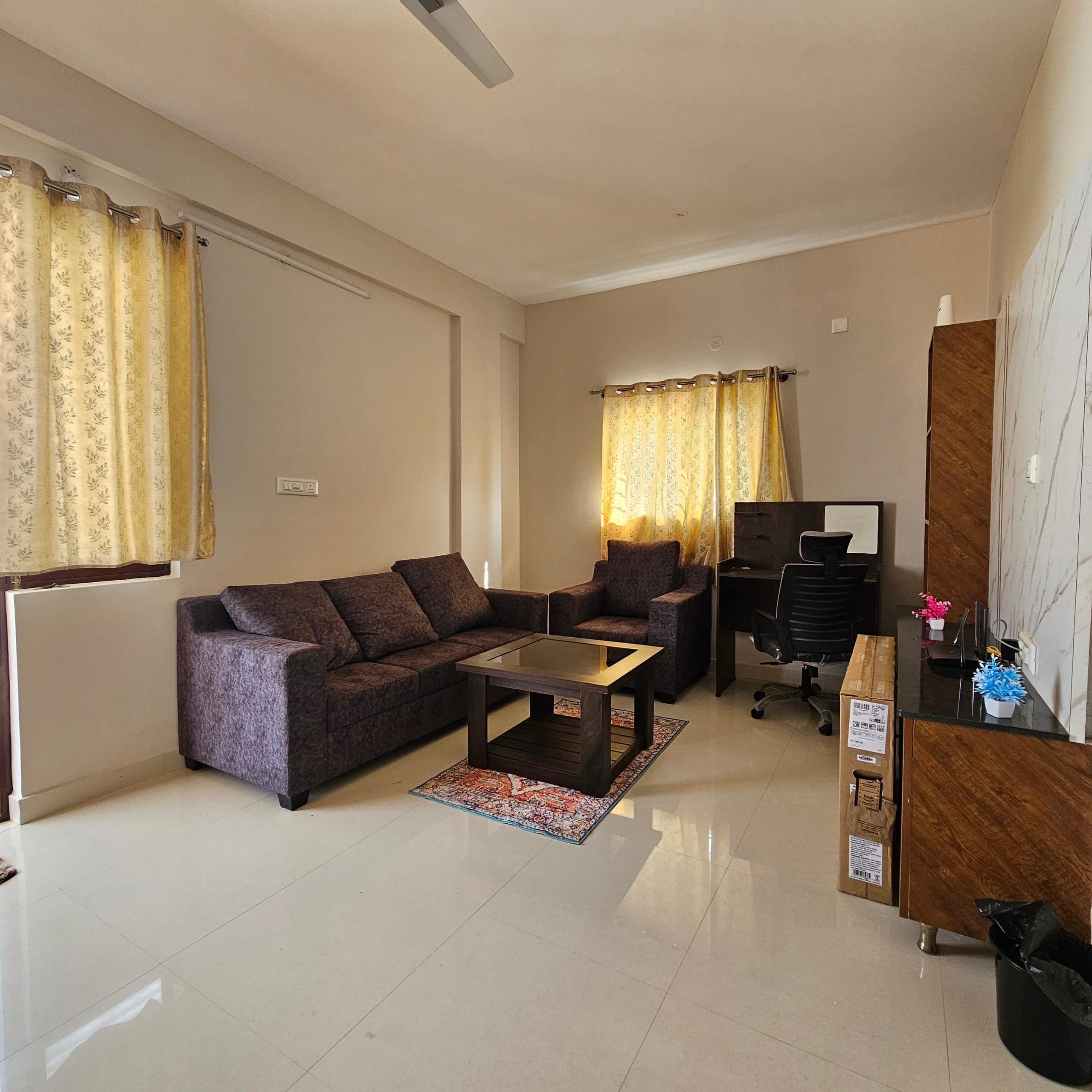 HSR Layout - Bright 1BHK | Windy | Self Check-in - Tap to explore photos