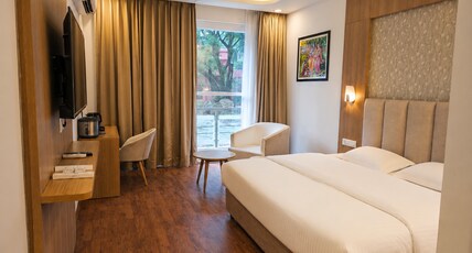 UPSTDC Rahi Tourist Bungalow Chirakoot (1 Km to Ram Ghat) Room Type - Suite Room