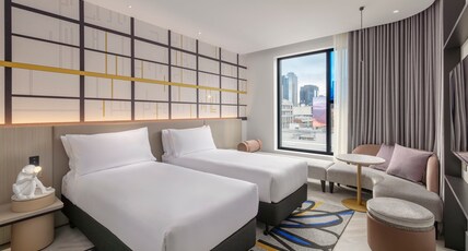 Hotel Indigo MELBOURNE LITTLE COLLINS Room Type - 2 Single Standard City View