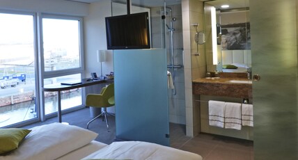 Best Western Plus Hotel Bremerhaven Room Type - 1 Double Bed, Superior Room, Harbor View, Air-Conditioned, Work Desk, Wi-Fi, Can Convert To Two Sing