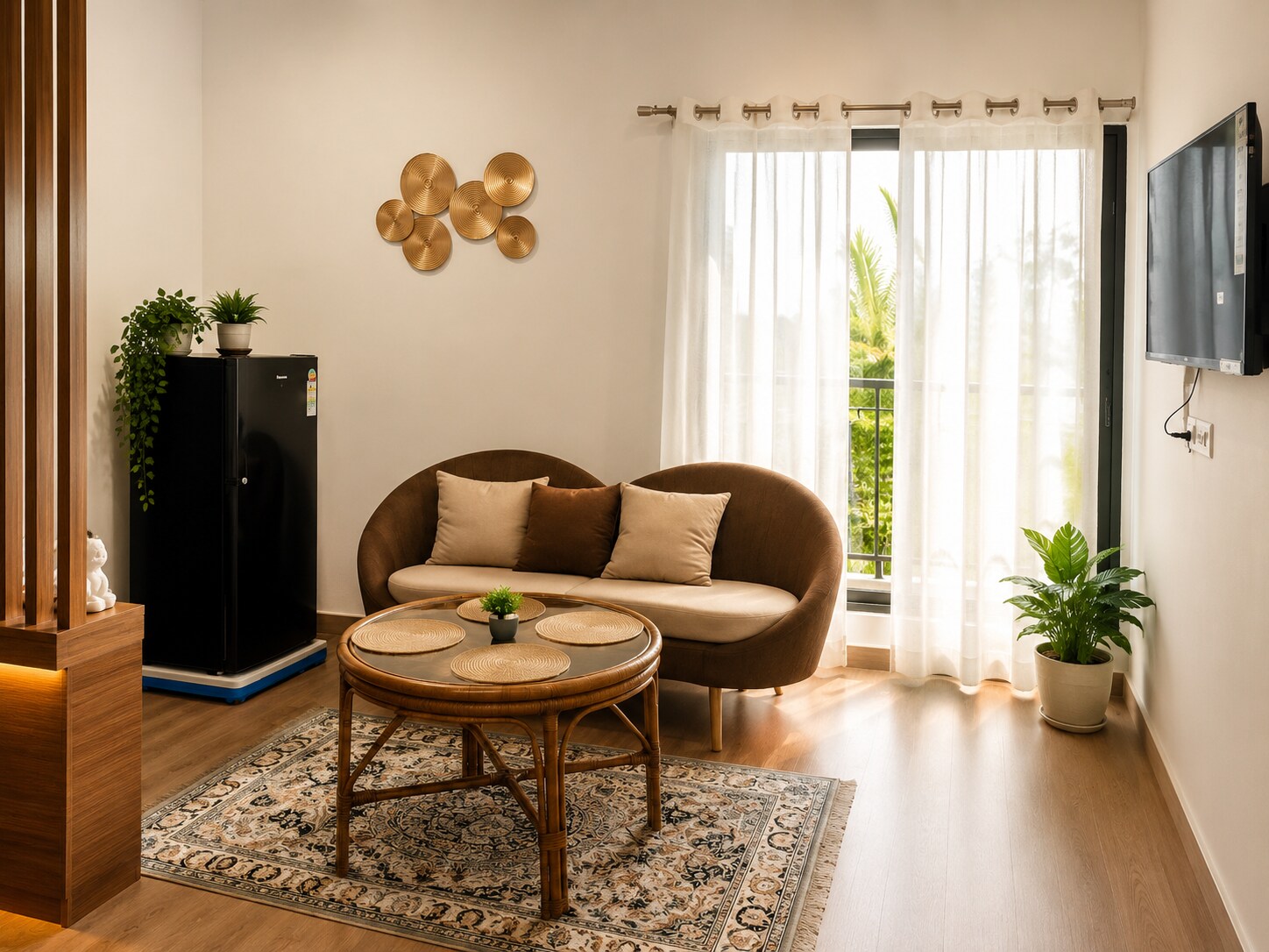 3bhk spacious flat available with kitchen balcony - Tap to explore photos