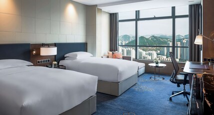 Hilton Jinan South Hotel & Residences Room Type - TWIN DELUXE MOUNTAIN ROOM