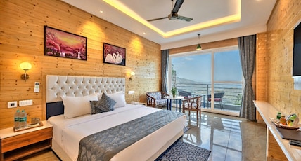WOOD STOCK LUXURY KASAULI -Mountain View Room Type - PREMIUM EXECUTIVE AC ROOM ( Mesmerizing View, Large Pvt Balcony, Sunrise and Sunset, Hot and Cold A WOOD STOCK LUXURY KASAULI -Mountain View Room Type - PREMIUM EXECUTIVE AC ROOM ( Mesmerizing View, Large Pvt Balcony, Sunrise and Sunset, Hot and Cold A