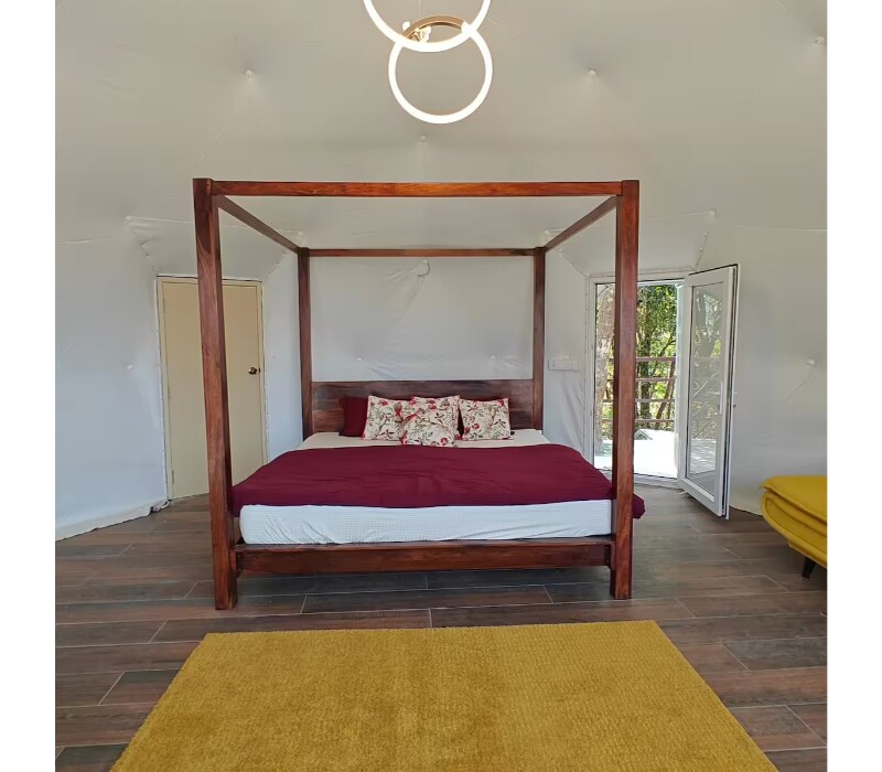 Luxury Tree Glamping Dome Woodpecker coffee estate - Tap to explore photos