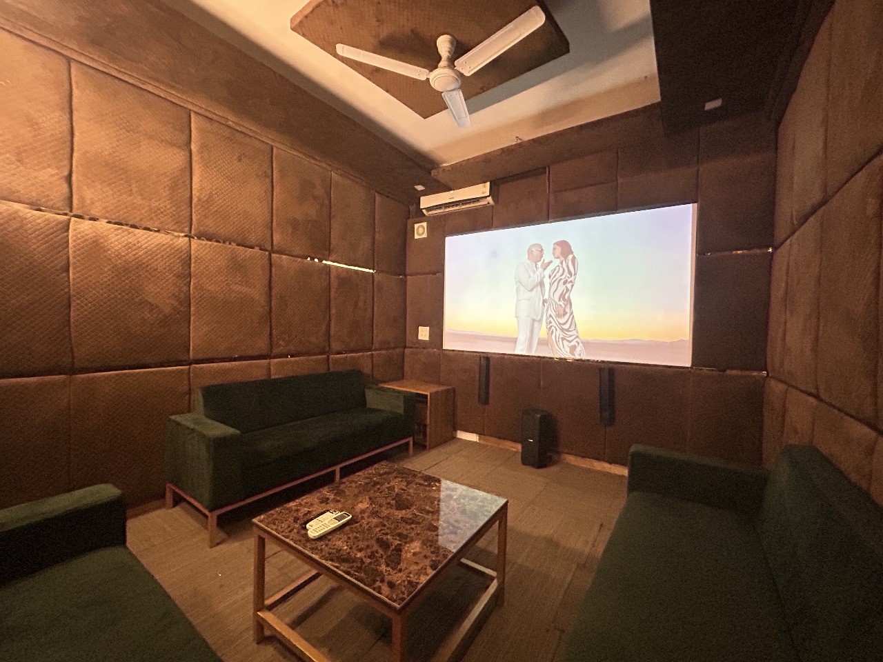 Instay M56 l Party Friendly 2bhk with Pvt Theatre - Tap to explore photos