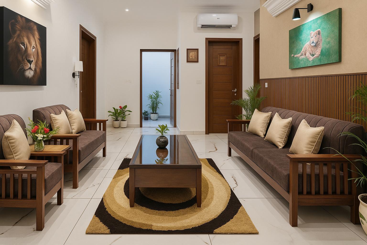 Let'stay 2 BHK Gem in Aerocity - Tap to explore photos