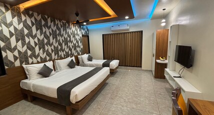 Krushnam Villa Resort Somnath by The Cellton Hotels & Resorts. Room Type - Comfort Triple Room