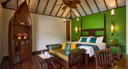 Taj Kumarakom Resort & Spa, Kerala Room Type - Premium Cottage Lagoon View with Balcony