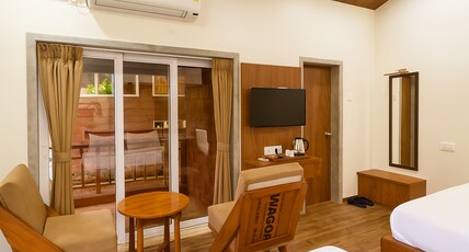 Crimson Bricks & Woods, Resort Style Cottages Karjat Room Type - Awas (Deluxe Rooms) Quad Room