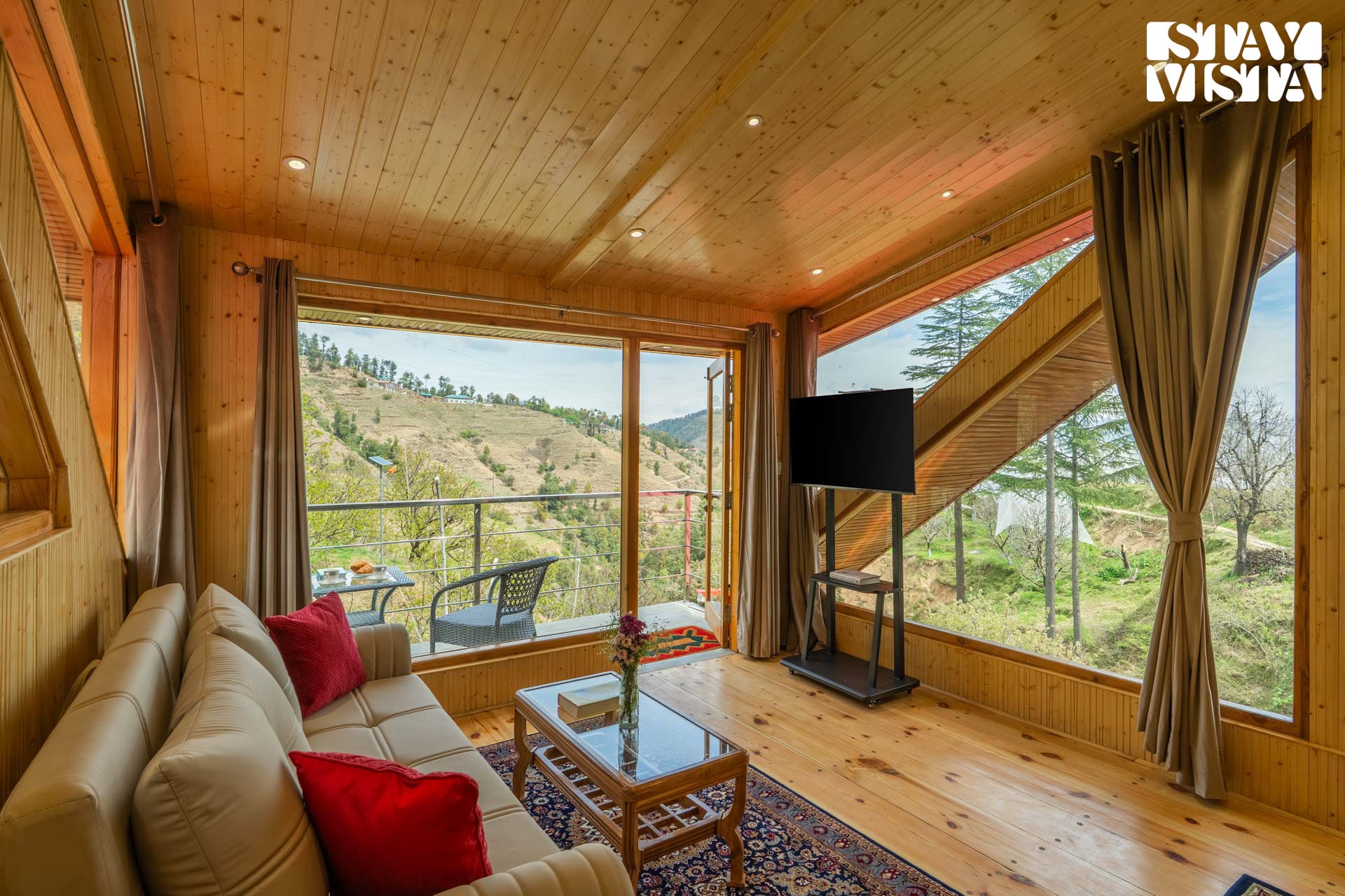 StayVista at Plum @ The Orchard Song- Chail With Jacuzzi - Tap to explore photos