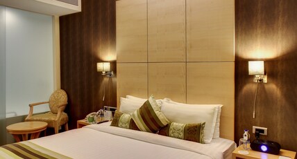 Novotel Hyderabad Airport Room Type - Junior Suite with Lounge Access - Happy Hours 6:30 PM to 8:30 PM Novotel Hyderabad Airport Room Type - Junior Suite with Lounge Access - Happy Hours 6:30 PM to 8:30 PM