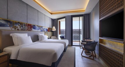 Pullman Lombok Mandalika Beach Resort Room Type - Deluxe Room, 2 Single Beds, Balcony, Garden Side