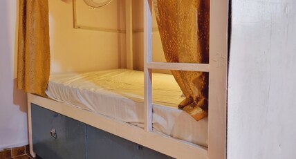LandLopers Hostel Rishikesh Room Type - Bed in 6 Bed Mixed Dormitory Room with Fan