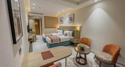 Avio Hotel Room Type - Executive Twin Bed Room with Airport View Avio Hotel Room Type - Executive Twin Bed Room with Airport View