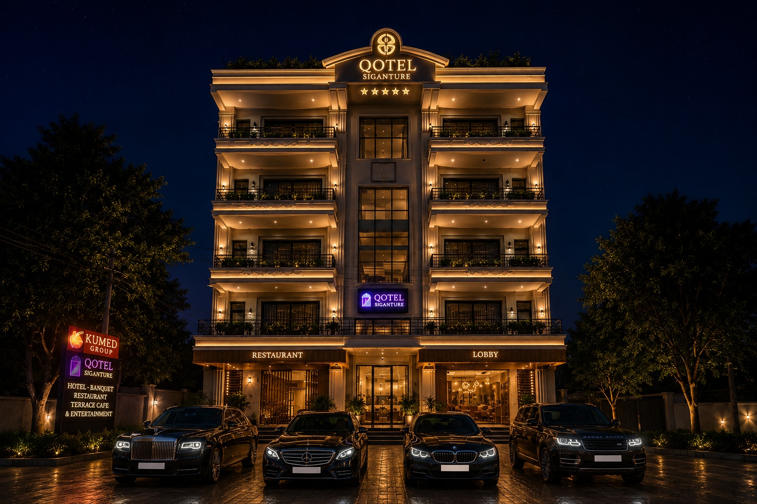 Qotel Signature - Golf Course Road - Tap to explore photos