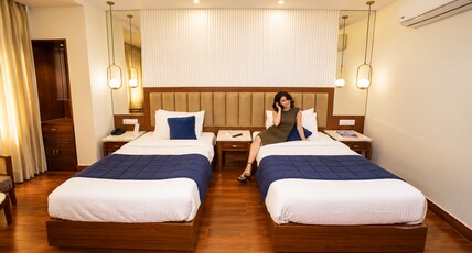 Hotel MJ Grand Inn - Rajpur Road, Dehradun Room Type - Executive Room with Working Desk (Twin Bed) Hotel MJ Grand Inn - Rajpur Road, Dehradun Room Type - Executive Room with Working Desk (Twin Bed)