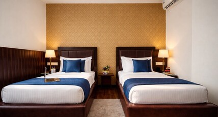 The Vaikunth (Central heated and Air cooled) Dharamshala & Mcleodganj Room Type - Deluxe Twin Room ( Non View)