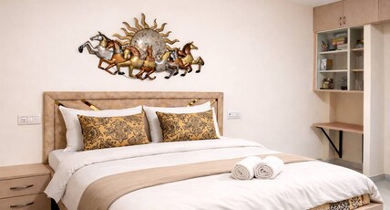 1BHK w  AC  Balcony   Rooftop Jhula  Kitchen Room Type - 1BHK w  AC  Balcony   Rooftop Jhula  Kitchen