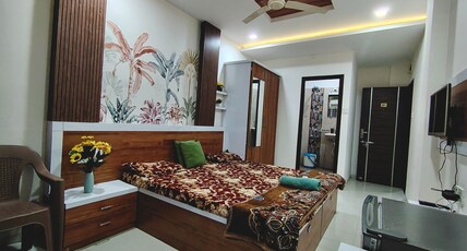 Aman Greens Room Type - Entire Studio Flat | Wifi | AC | Garden View