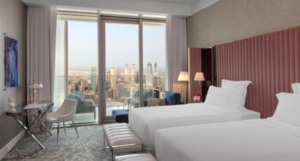 SLS Dubai Hotel Downtown by Accor Room Type - Signature Duo Beds with Balcony SLS Dubai Hotel Downtown by Accor Room Type - Signature Duo Beds with Balcony
