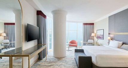 Ramada by Wyndham Doha Old Town Room Type - Chic Room, City Pool View,  King Bed, Non-Smoking