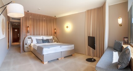 The President Room Type - Deluxe Room with Castle View and terrace The President Room Type - Deluxe Room with Castle View and terrace