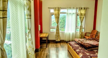 KUNJANG HOMESTAY Room Type - DOUBLE BED DELUXE ROOM