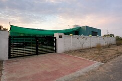 Container Stay Near Highway Parking Garden
