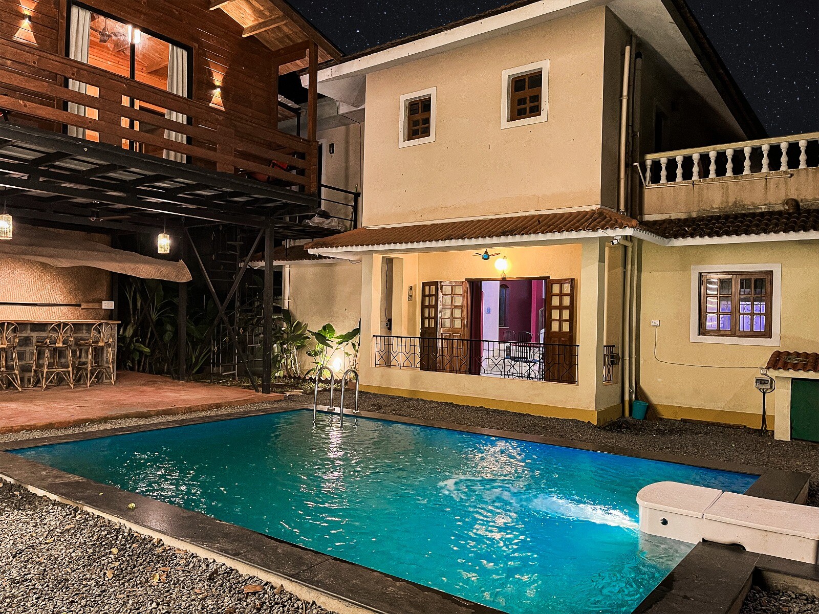 Saligao Spring Villa | 4BHK Villa with Pool - Tap to explore photos