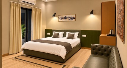 Azure Vistaa - A Boutique Stay Room Type - Luxury Suite with Private Balcony and OSARA - Garden View