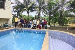 Private FarmStay food pool games for 10 plus Group