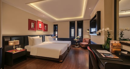 Champton Hanoi Hotel Room Type - Junior Twin - Window with city view Champton Hanoi Hotel Room Type - Junior Twin - Window with city view