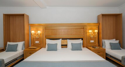 Evlogia Hotel Seafront and Annex by Greek Pride Room Type - Quadruple Bungalow | Garden View Evlogia Hotel Seafront and Annex by Greek Pride Room Type - Quadruple Bungalow | Garden View