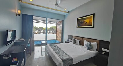 Krishna Beach Resorts Room Type - Super Executive (With Splash Pool) Lawn Facing