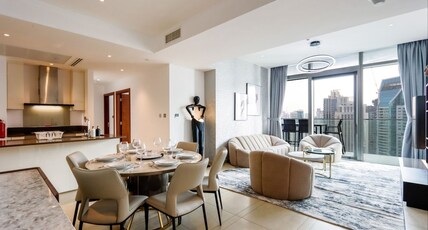 ELIVAAS Curated Sleek 3BR at Marina Gate | Marina Views Room Type - Sleek 3BR at Marina Gate | Marina Views