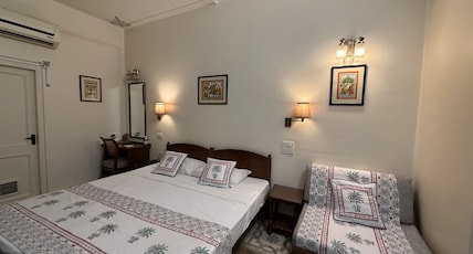 Hotel Arya Niwas Room Type - Superior Twin or Double AC Room Hotel Arya Niwas Room Type - Superior Twin or Double AC Room
